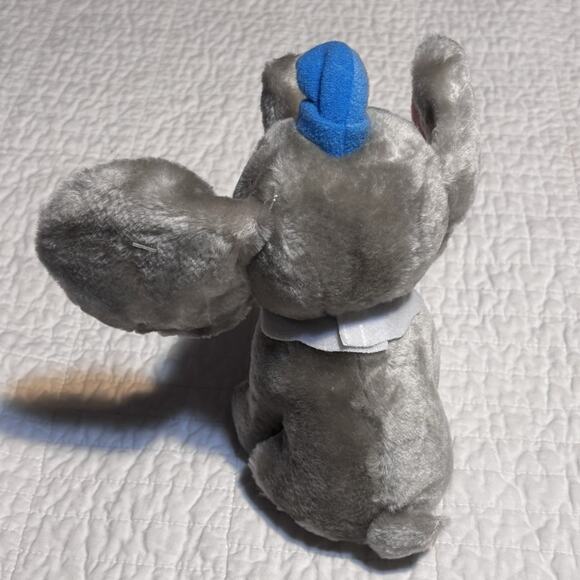 VTG 1980s Disney Plush Lot (5) Pinocchio Dumbo Bambi Lady 101 Dalmatians NWT - Picture 8 of 10